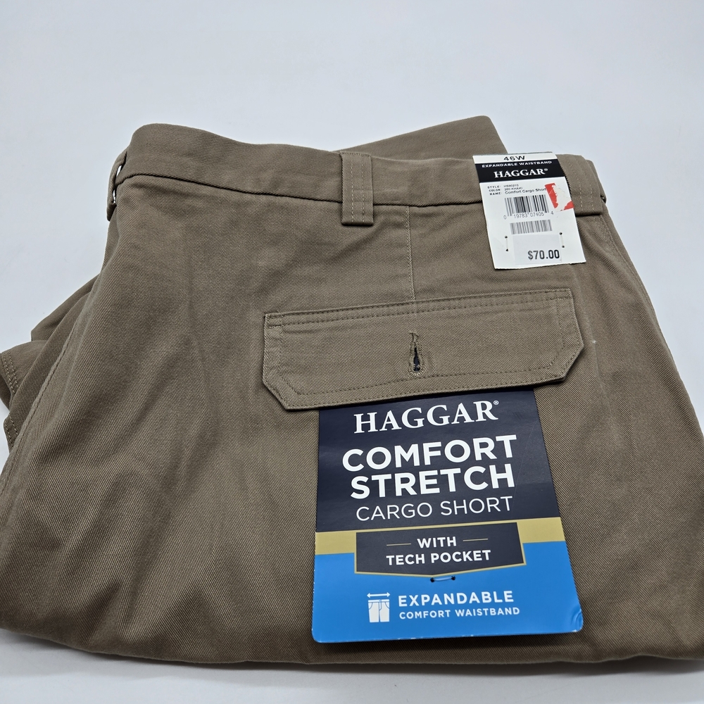 Haggar Men's Comfort Stretch Cargo Pants - Tan